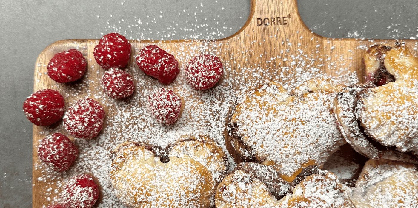 Baka fika till alla hjärtans dag och bjuda dina käraste på! Recept hittar du hos Dorre