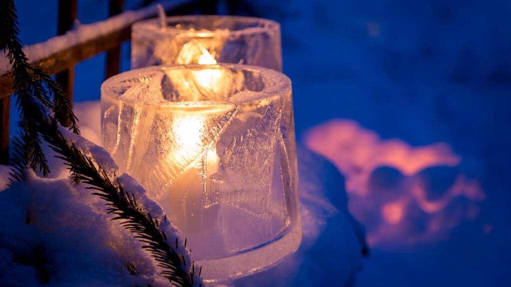 Gör din egen islykta utomhus - se Dorres guide för att göra en egen ljuslykta i vinter